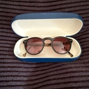Round Sunglasses with dark Pink Lenses original Cole Haan
